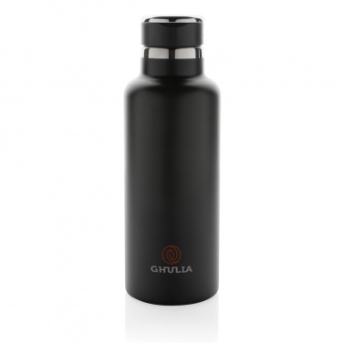 Logotrade promotional product picture of: Hydro RCS recycled stainless steel vacuum bottle with spout