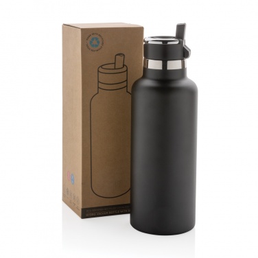 Logotrade promotional items photo of: Hydro RCS recycled stainless steel vacuum bottle with spout