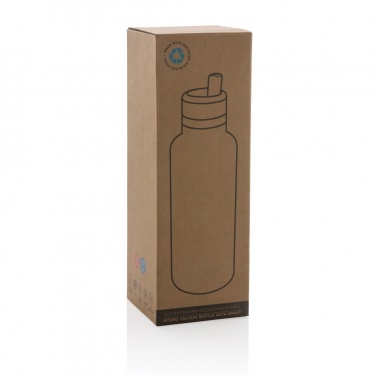 Logo trade advertising product photo of: Hydro RCS recycled stainless steel vacuum bottle with spout