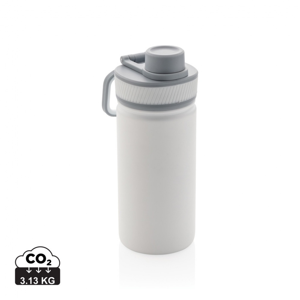 Logo trade promotional giveaways picture of: Vacuum stainless steel bottle with sports lid 550ml