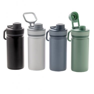 Logo trade corporate gifts image of: Vacuum stainless steel bottle with sports lid 550ml