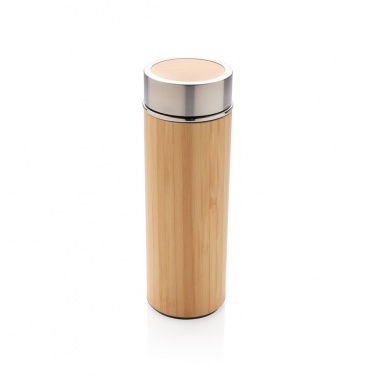 Logotrade promotional giveaways photo of: Leak proof bamboo vacuum bottle