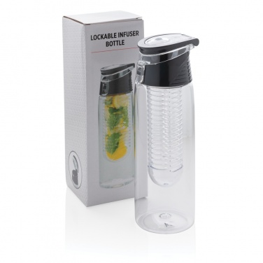 Logo trade promotional gifts picture of: Lockable infuser bottle