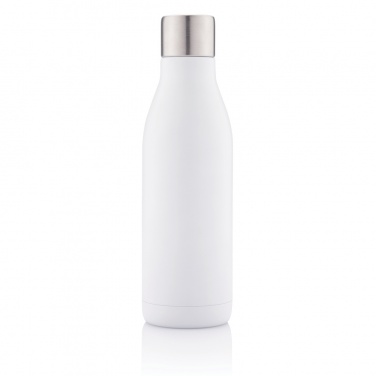 Logo trade advertising products image of: UV-C steriliser vacuum stainless steel bottle