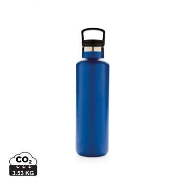 Logo trade promotional merchandise picture of: Vacuum insulated leak proof standard mouth bottle