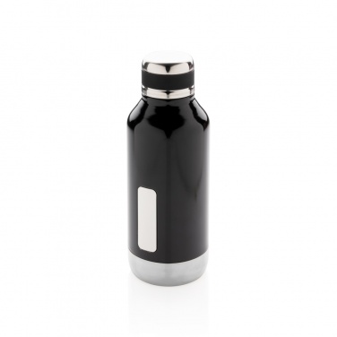 Logotrade promotional product image of: Leak proof vacuum bottle with logo plate