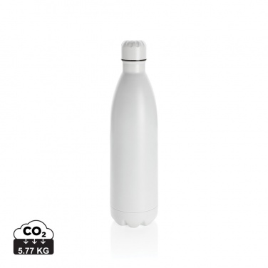 Logotrade promotional item image of: Solid colour vacuum stainless steel bottle 1L