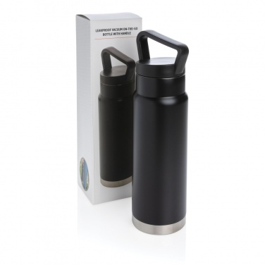 Logotrade promotional item image of: Leakproof vacuum on-the-go bottle with handle