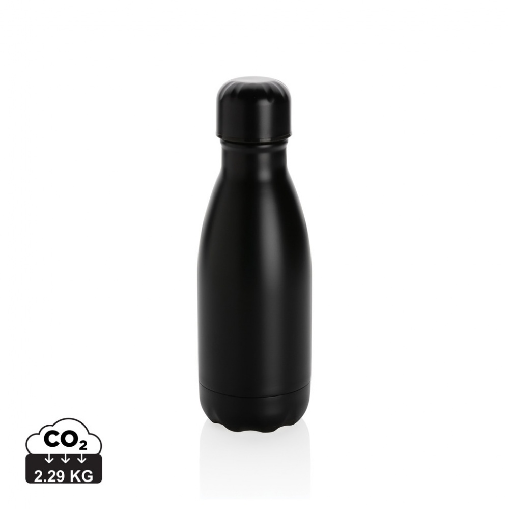Logo trade promotional merchandise photo of: Solid colour vacuum stainless steel bottle 260ml