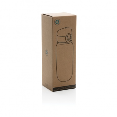 Logo trade promotional merchandise picture of: Yide RCS Recycled PET leakproof lockable waterbottle 600ml