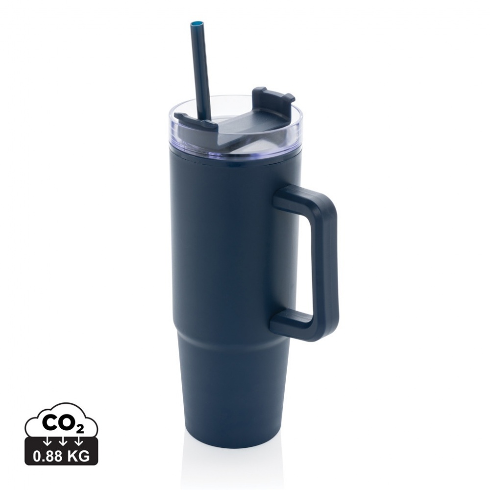 Logo trade promotional product photo of: Tana RCS plastic tumbler with handle 900ml