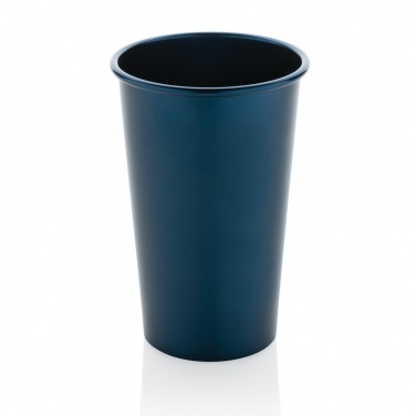 Logo trade promotional merchandise photo of: Alo RCS recycled aluminium lightweight cup 450ml