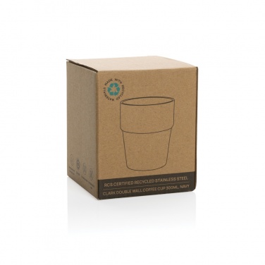 Logo trade advertising product photo of: Clark RCS double wall coffee cup 300ML