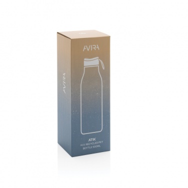 Logotrade promotional products photo of: Avira Atik RCS Recycled PET bottle 500ML