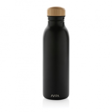 Logo trade advertising products image of: Avira Alcor RCS Re-steel single wall water bottle 600 ML