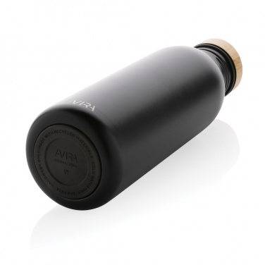 Logotrade promotional products photo of: Avira Alcor RCS Re-steel single wall water bottle 600 ML