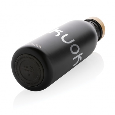 Logotrade promotional merchandise photo of: Avira Alcor RCS Re-steel single wall water bottle 600 ML