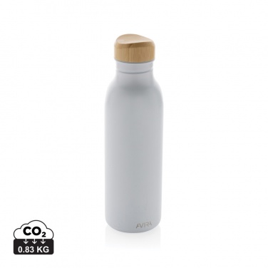 Logo trade advertising products image of: Avira Alcor RCS Re-steel single wall water bottle 600 ML