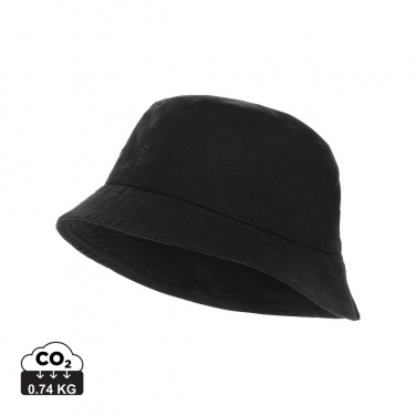Logo trade business gifts image of: Impact Aware™ 285 gsm rcanvas one size bucket hat undyed