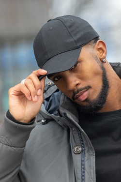 Logotrade business gift image of: Impact 6 panel 280gr Recycled cotton cap with AWARE™ tracer