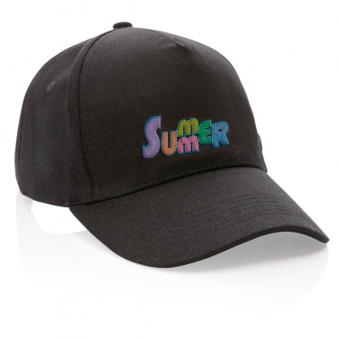 Logotrade promotional item picture of: Impact 5panel 280gr Recycled cotton cap with AWARE™ tracer