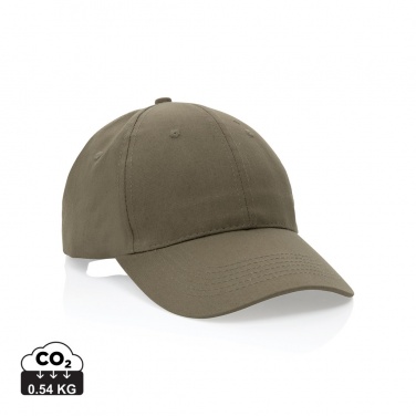 Logotrade promotional item picture of: Impact 6 panel 190gr Recycled cotton cap with AWARE™ tracer