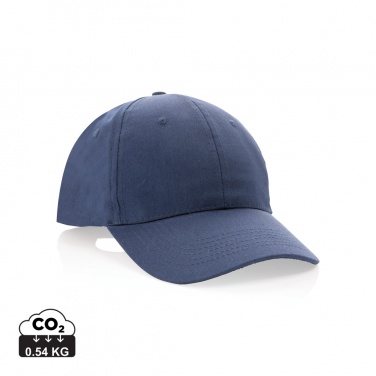 Logo trade promotional items picture of: Impact 6 panel 190gr Recycled cotton cap with AWARE™ tracer