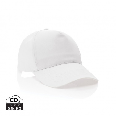 Logotrade advertising product picture of: Impact 5 panel 190gr Recycled cotton cap with AWARE™ tracer