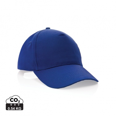 Logo trade promotional product photo of: Impact 5 panel 190gr Recycled cotton cap with AWARE™ tracer