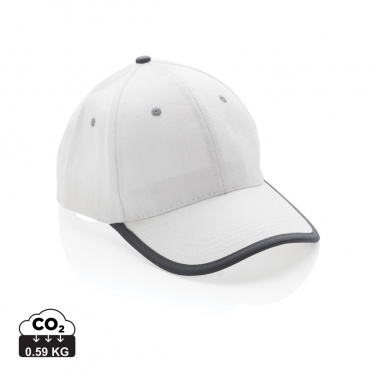 Logotrade promotional gift image of: Impact AWARE™ Brushed rcotton 6 panel contrast cap 280gr