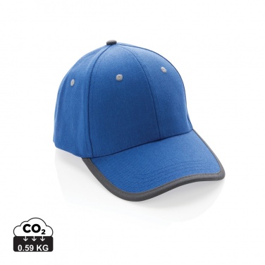 Logo trade advertising products image of: Impact AWARE™ Brushed rcotton 6 panel contrast cap 280gr