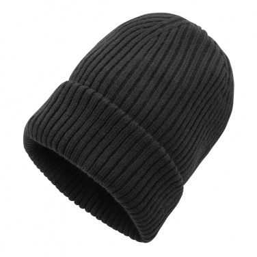 Logo trade corporate gift photo of: Impact AWARE™  Polylana® double knitted beanie