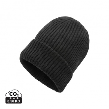 Logo trade business gift photo of: Impact AWARE™  Polylana® double knitted beanie
