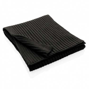 Logo trade advertising products picture of: Impact AWARE™ Polylana® knitted scarf 180 x 25cm