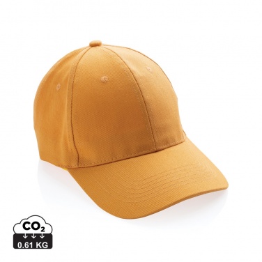 Logo trade advertising products picture of: Impact 6 panel 280gr Recycled cotton cap with AWARE™ tracer