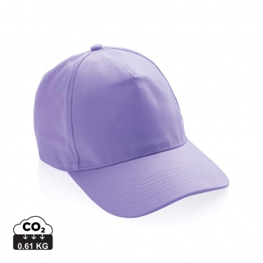 Logotrade promotional merchandise picture of: Impact 5panel 280gr Recycled cotton cap with AWARE™ tracer