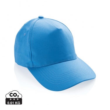 Logotrade promotional gift image of: Impact 5panel 280gr Recycled cotton cap with AWARE™ tracer