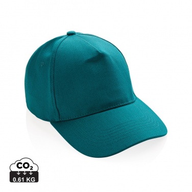 Logotrade promotional product image of: Impact 5panel 280gr Recycled cotton cap with AWARE™ tracer