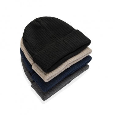 Logo trade promotional gift photo of: Pryor AWARE™ Polylana® beanie with cuff
