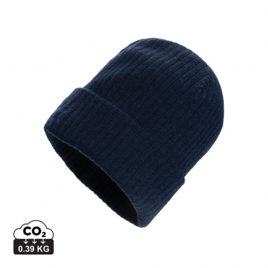 Logo trade business gifts image of: Pryor AWARE™ Polylana® beanie with cuff