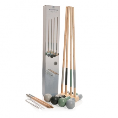 Logotrade promotional products photo of: Wooden croquet set