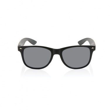 Logo trade promotional merchandise picture of: GRS recycled PC plastic sunglasses with cork