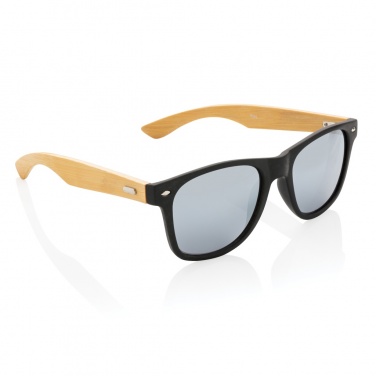 Logotrade promotional product image of: Bamboo and RCS recycled plastic sunglasses