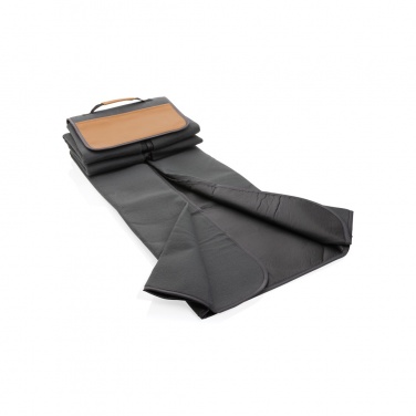 Logotrade promotional giveaway picture of: Impact AWARE™ RPET picnic blanket with PU cover
