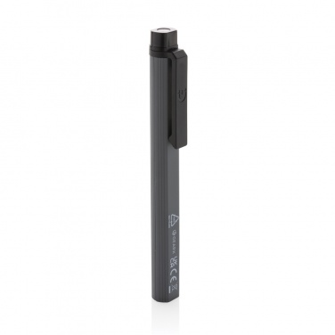 Logo trade advertising product photo of: Gear X RCS recycled plastic USB rechargeable pen light