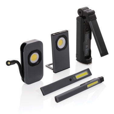 Logotrade promotional gift image of: Gear X RCS recycled plastic USB rechargeable pen light