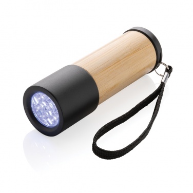 Logotrade advertising products photo of: Bamboo and RCS certfied recycled plastic torch