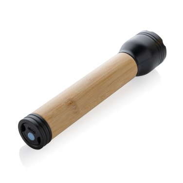 Logotrade promotional giveaways photo of: Lucid 5W RCS certified recycled plastic & bamboo torch