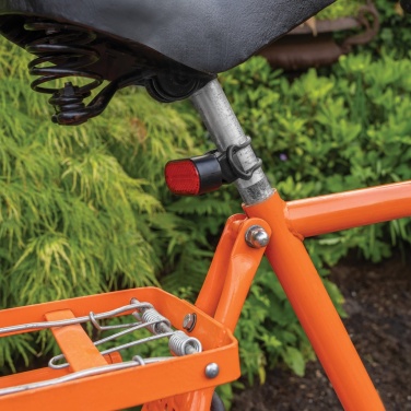Logotrade corporate gift image of: Lumino RCS recycled plastic USB re-chargeable bike light set