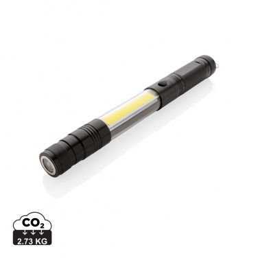Logo trade promotional giveaway photo of: Large telescopic light with COB
